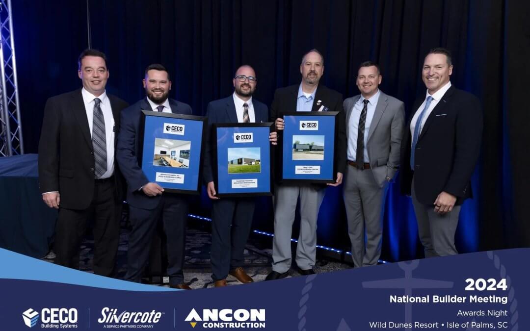 Ancon Construction Celebrates Several Awards from Ceco Building Systems