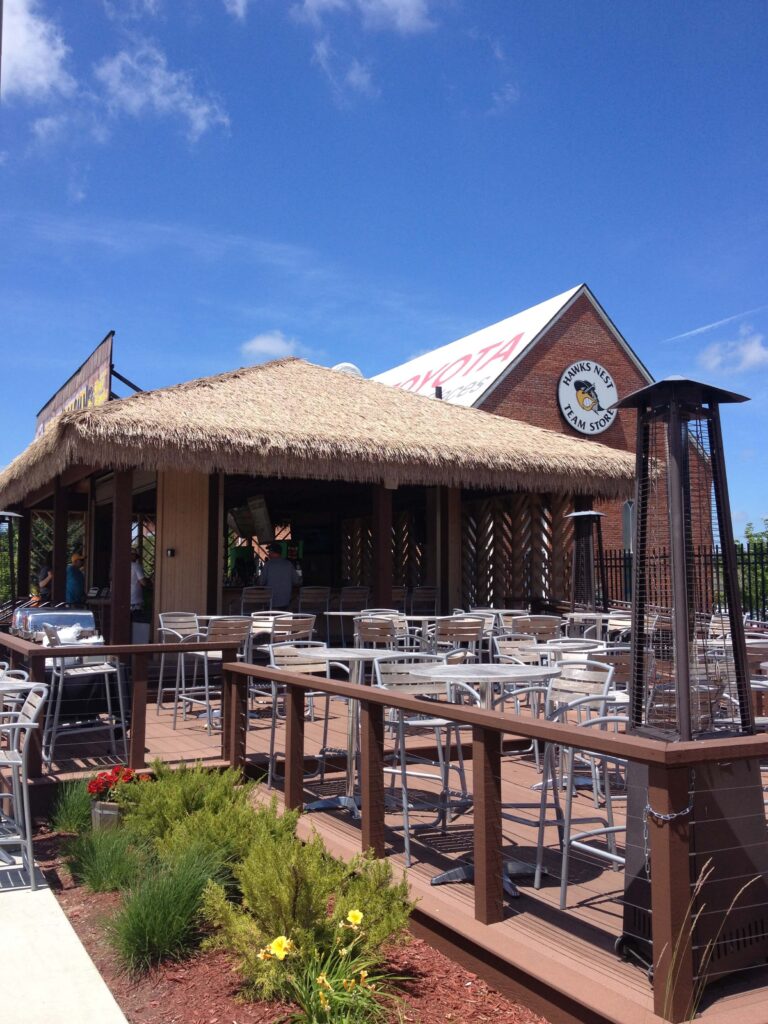 South Bend Cubs Tiki Hut